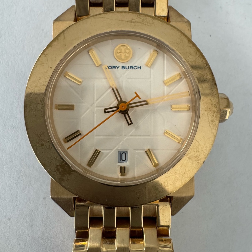 Tory Burch Gold Timepiece with Cream Dial